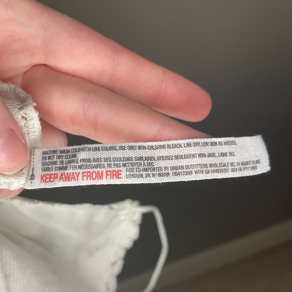 Free People Intimately Cami Lace Lacey Bralette in white || size small - Picture 6 of 6